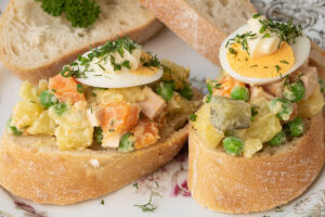 Russische Eier Mit Kartoffelsalat