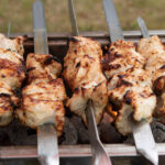 Putenschaschlik mit Mayo-Zitronen Marinade